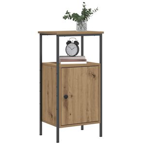 vidaXL Nočn&iacute; stolek dub artisan 41 x 31 x 80 cm kompozitn&iacute; dřevo