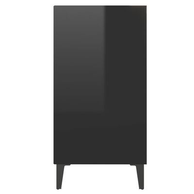 vidaXL Příborník černý s vysokým leskem 57 x 35 x 70 cm dřevotříska