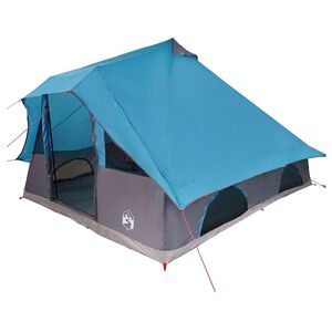 vidaXL Tipi stan 8m&iacute;stn&yacute; Modr&aacute; taft