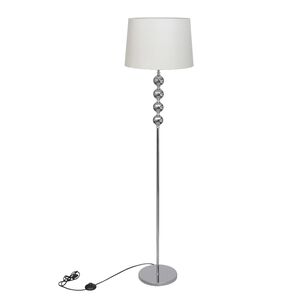 Stojac&iacute; lampa s vysok&yacute;m stojanem se 4 ozdobn&yacute;mi kuličkami, b&iacute;l&aacute;