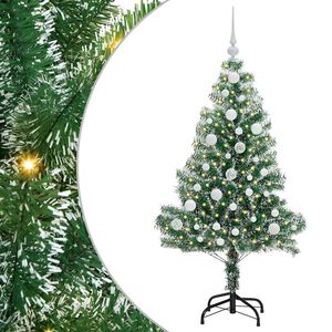 vidaXL Uměl&yacute; v&aacute;nočn&iacute; stromeček se sněhem a LED osvětlen&iacute;m 120 cm