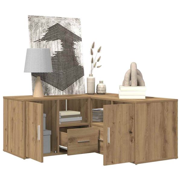 vidaXL Rohov&aacute; skř&iacute;ňka dub artisan 160 x 40 x 45 cm kompozitn&iacute; dřevo