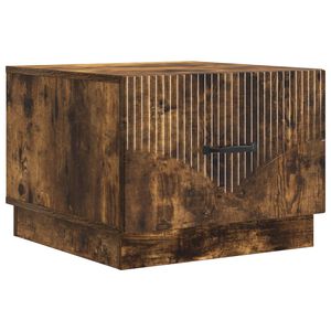 vidaXL Konferenčn&iacute; stolek Kouřov&yacute; dub 49 x 50 x 37 cm Kompozitn&iacute; dřevo