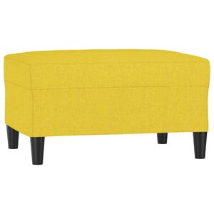 vidaXL Podnožka světle žlut&aacute; 70 x 55 x 41 cm textil