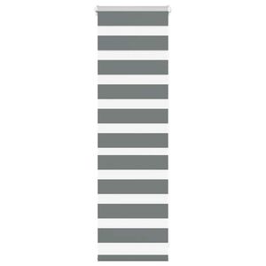 vidaXL Zebra roleta tmavě &scaron;ed&aacute; 40x100 cm &scaron;&iacute;řka l&aacute;tky 35,9 cm polyester