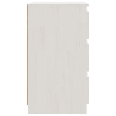 vidaXL Noční stolky 2 ks bílé 60 x 36 x 64 cm masivní borovice