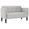 vidaXL Loveseat Sofa obl&aacute;čkově &scaron;ed&aacute; 111 cm textil