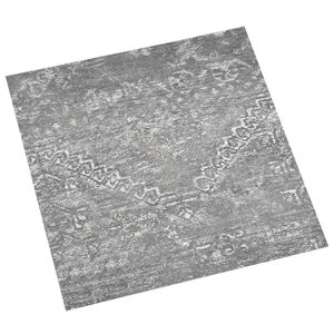 vidaXL Samolepic&iacute; podlahov&aacute; prkna Betonově &scaron;ed&aacute; 30,5 x 30,5 cm 20 ks