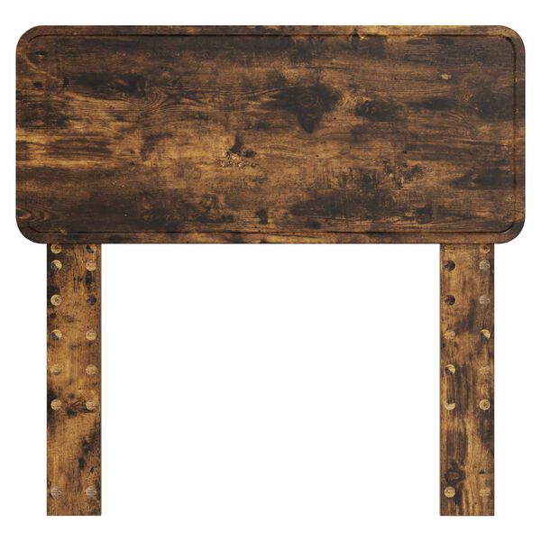 vidaXL Čelo postele Kouřov&yacute; dub 75 cm Kompozitn&iacute; dřevo