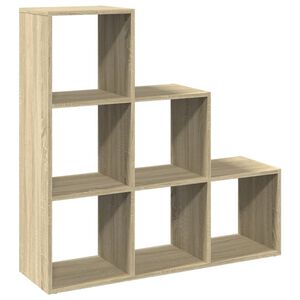 vidaXL Knihovna/děl&iacute;c&iacute; stěna 3patrov&aacute; dub sonoma 99x29x99 cm kompozit
