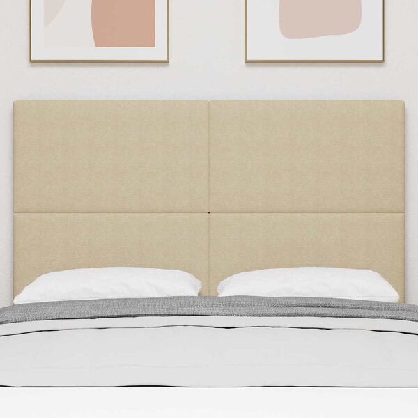 vidaXL Čelo postele s čelo Světle zelen&aacute; &scaron;ed&aacute; 144 cm Uměl&aacute; kůže