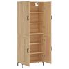 vidaXL Skř&iacute;ň highboard dub sonoma 69,5 x 34 x 180 cm kompozitn&iacute; dřevo