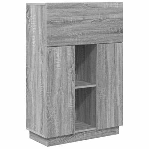 vidaXL Stůl &Scaron;ed&aacute; Sonoma Kompozitn&iacute; dřevo 71,5 x 31,5 x 106,5 cm