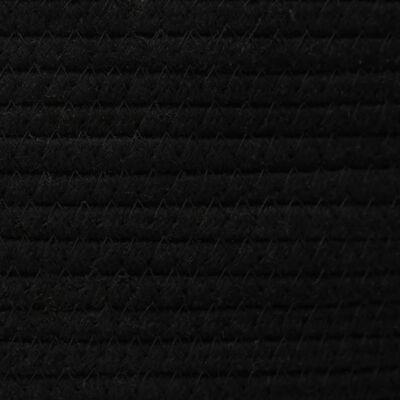 vidaXL Úložné koše 2 ks bílé a černé bavlna