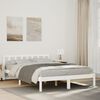 vidaXL Prodloužen&yacute; r&aacute;m postele bez matrace b&iacute;l&yacute; 160 x 210 cm borovice