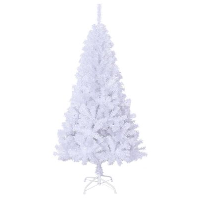 vidaXL Umělý vánoční stromek s hustými větvemi bílý 150 cm PVC