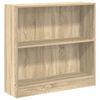 vidaXL Knihovna dub sonoma 80x24x75 cm kompozitn&iacute; dřevo