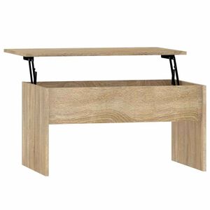 vidaXL Konferenčn&iacute; stolek dub sonoma 80x50,5x41,5 cm kompozitn&iacute; dřevo