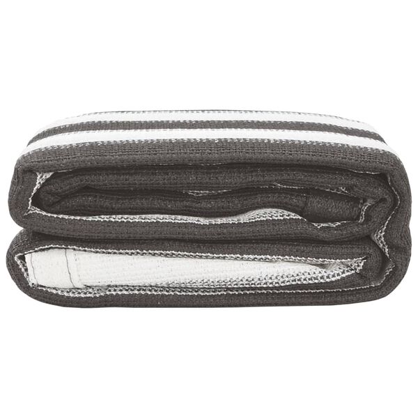 vidaXL Koberec do stanu 300 x 400 cm antracitov&yacute; a b&iacute;l&yacute;