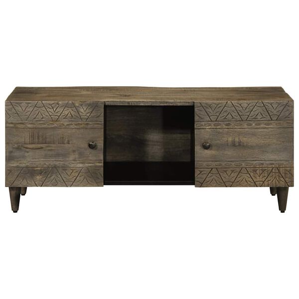 vidaXL Coffee Table světle &scaron;ed&aacute; 100x54x40cm masivn&iacute; mangovn&iacute;kov&eacute; dřevo