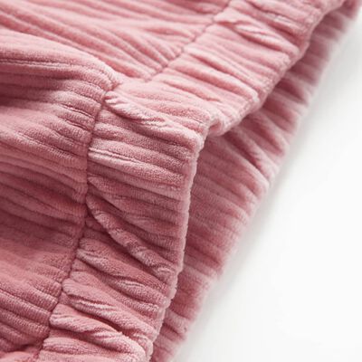 Dětské manšestrové kalhoty světle růžové 92