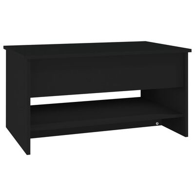vidaXL Konferenční stolek černý 80 x 50 x 40 cm kompozitní dřevo