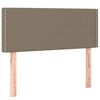 vidaXL Box spring postel s matrac&iacute; a LED taupe 120x190 cm textil