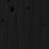 vidaXL Výsuvná válenda černá masivní borovice 2 x (90 x 200) cm