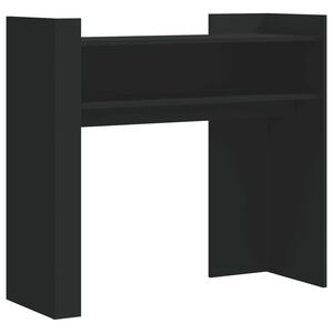 vidaXL Konzolov&yacute; stolek čern&yacute; 100 x 35 x 90 cm kompozitn&iacute; dřevo