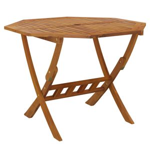 vidaXL Skl&aacute;dac&iacute; zahradn&iacute; stůl 90 x 75 cm masivn&iacute; ak&aacute;ciov&eacute; dřevo