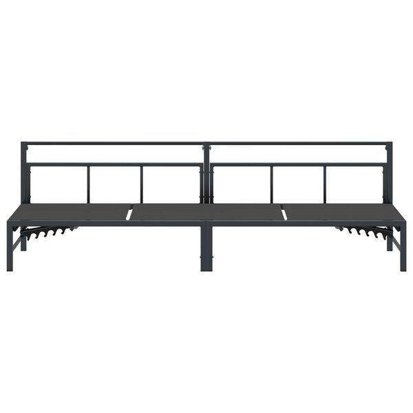 vidaXL Slunečn&iacute;k Čern&yacute; 200 x 62 x 59,5 cm Textilen