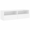 vidaXL N&aacute;stěnn&aacute; TV skř&iacute;ňka b&iacute;l&aacute; 100 x 30 x 30 cm kompozitn&iacute; dřevo