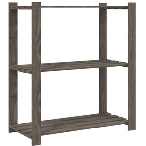vidaXL 3patrov&yacute; &uacute;ložn&yacute; reg&aacute;l &scaron;ed&yacute; 80 x 38 x 90 cm masivn&iacute; borov&eacute; dřevo