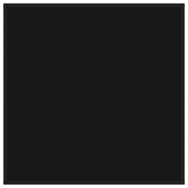 vidaXL Konferenčn&iacute; stolek čern&yacute; s čern&yacute;m sklem 90 x 90 x 50 cm