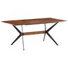 vidaXL J&iacute;deln&iacute; stůl 180 x 90 x 76 cm masivn&iacute; mangovn&iacute;kov&eacute; dřevo