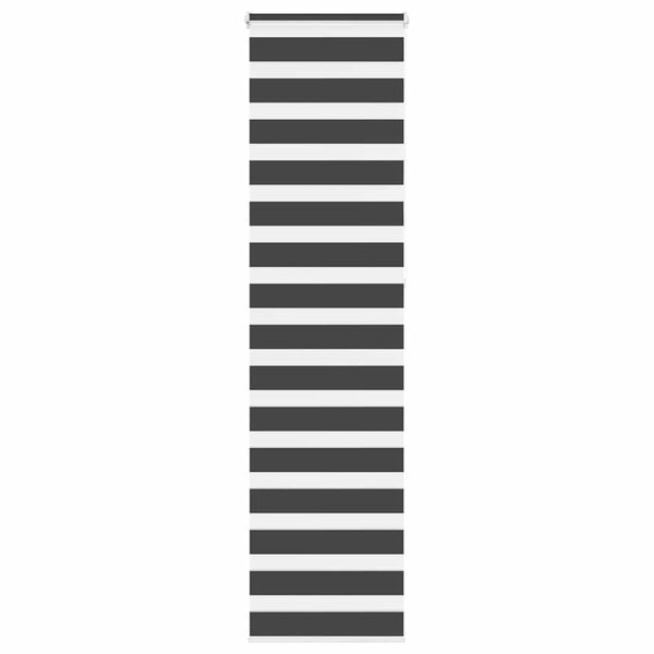 vidaXL Zebra roleta čern&aacute; 60x230 cm &scaron;&iacute;řka l&aacute;tky 55,9 cm polyester