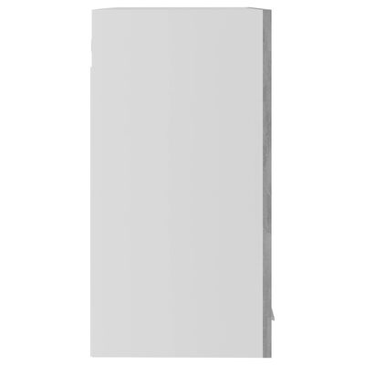 vidaXL Horní skříňka prosklená betonově šedá 60x31x60 cm dřevotříska