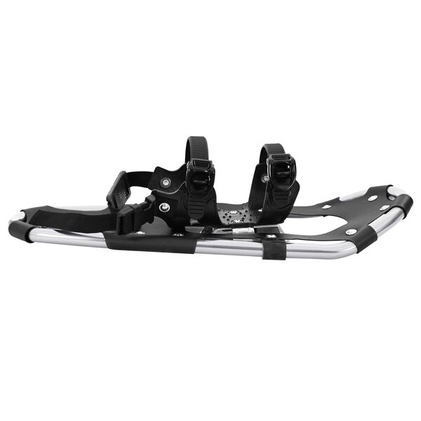 vidaXL 3 v 1 Sněžnice Stř&iacute;brn&aacute; a čern&aacute; 21 palců Hlin&iacute;k a HDPE