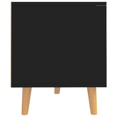 vidaXL TV skříňka černá 90 x 40 x 48,5 cm kompozitní dřevo