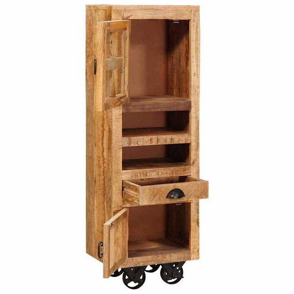 vidaXL Vysoký bufet se zásuvkou Hnědá 40 x 30 x 120.5 cm