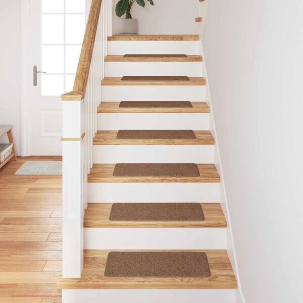 vidaXL Protiskluzov&eacute; podložky na schody 15 pcs Žlut&aacute; 60 x 25 cm PP