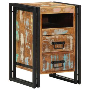 vidaXL Nočn&iacute; stolek 40x40x59 cm masivn&iacute; dřevo recyklovan&eacute;