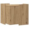 vidaXL Skř&iacute;ňka na kočič&iacute; z&aacute;chod dub artisan 53 x 53 x 51 cm kompozit