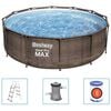 Bestway Baz&eacute;n Steel Pro MAX s př&iacute;slu&scaron;enstv&iacute;m Deluxe Series 366x100 cm
