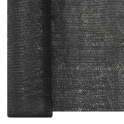 vidaXL Stínící tkanina černá 1,5 x 25 m HDPE 195 g/m²