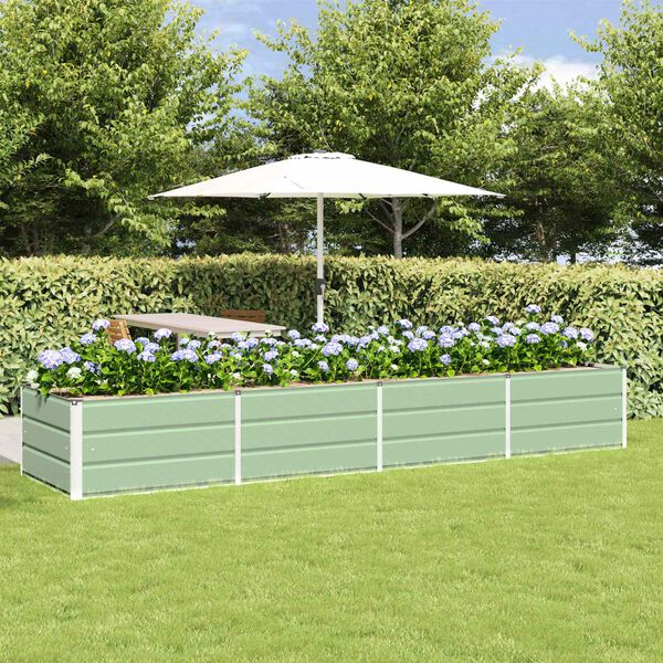 vidaXL Truhl&iacute;k Zelen&aacute; 320 x 80 x 45 cm Ocel