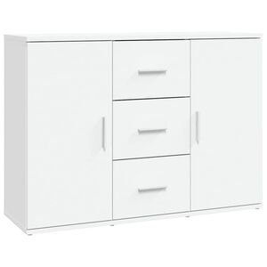vidaXL Př&iacute;born&iacute;k b&iacute;l&yacute; 91 x 29,5 x 65 cm kompozitn&iacute; dřevo