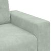 vidaXL Loveseat Sofa světle &scaron;ed&aacute; 160x77x82 cm samet