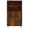 vidaXL Skř&iacute;ň highboard kouřov&yacute; dub 60 x 36 x 110 cm kompozitn&iacute; dřevo