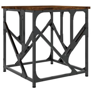 vidaXL Konferenčn&iacute; stolek kouřov&yacute; dub 45x45x47,5 cm kompozitn&iacute; dřevo